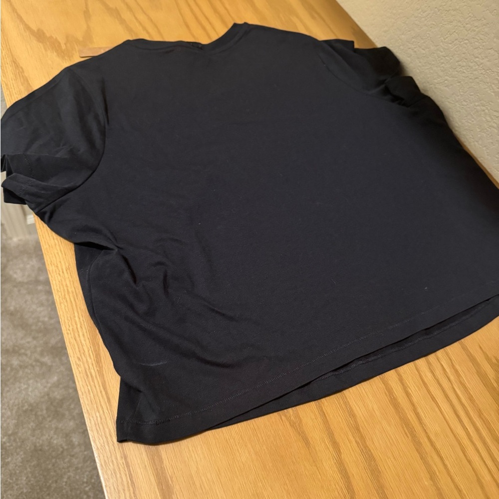Skims Relaxed Shrunken T Shirt Color Onyx - Picture 2 of 4